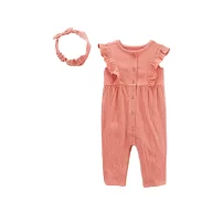 Carters Layette Kız Bebek Tulumlu Set 1P601410 Karışık Renkli