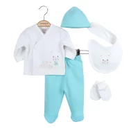 Ciccim Baby Best Friedens 5Li Zıbın Set 4765 Mint Yeşili