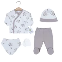 Ciccim Baby King 5Li Zıbın Set 4852 Toprak