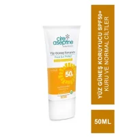 Cire Aseptine Sun Yüz Güneş Koruyucu Krem Kuru ve Normal Ciltler 50 SPF 50ml