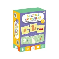 Games Sevimli Hayvanlar Eğitici Eşleştirme Puzzle 36 Parça 5128