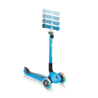 Globber Go Up Deluxe Scooter (Işıklı) Mavi