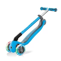 Globber Go Up Deluxe Scooter (Işıklı) Mavi