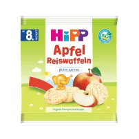 Hipp Organik Elmalı Pirinçli Bebek Gofreti 30 Gr