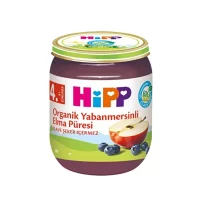 Hipp Organik Yabanmersinli Elma Püresi 125 Gr