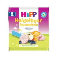 Hipp Organik Yabanmersinli Pirinçli Bebek Gofreti 30 Gr