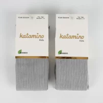 Katamino Beyza Kız Bambu Külotlu 1-5 Yaş K30205 Gri