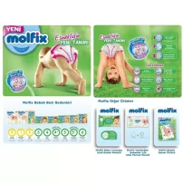 Molfix Bebek Bezi Fırsat Paketi 3 Beden 4-9 Kg 68 Adet