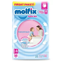 Molfix Külot Bez Fırsat Paketi 4 Beden 9-14 Kg 56 Adet