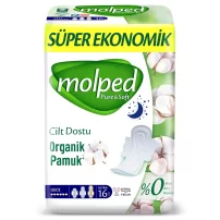 Molped Pure&Soft Gece Ped Süper Eko 16 Adet