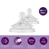 Philips Avent Doğal Tepkili Natural Response 2Li Biberon Emziği No:2 0+ Ay