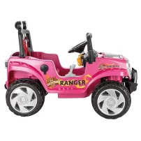 Pilsan Ranger Uzaktan Kumandalı Akülü Araba 12 Volt 05-107 Metalik Pembe