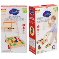 PlayWood Ahşap Eğitici Bloklu Araba 373