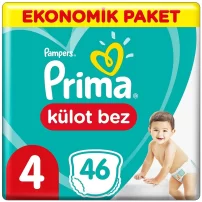 Prima Külot Bebek Bezi Eko Paket 4 Beden 46 Adet