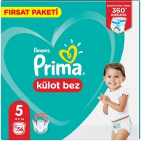 Prima Külot Bebek Bezi Fırsat Paketi 5 Beden 56 Adet