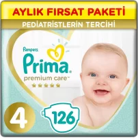 Prima Premium Care Aylık Fırsat Paketi 4 Beden 126 Adet