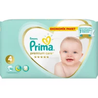 Prima Premium Care Bebek Bezi Ekonomik Paket 4 Beden 46 Adet