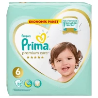 Prima Premium Care Bebek Bezi Ekonomik Paket 6 Beden 35 Adet