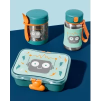 Skip Hop Zoo Pipetli Paslanmaz Çelik Suluk 350 ml Robot