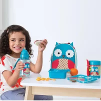 Skip Hop Zoo Paslanmaz Çelik Termos 325 ml Baykuş