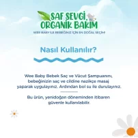 Wee Baby Bebek Saç ve Vücut Şampuanı 500 ml