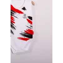 Yeni Doğan 3-12 Ay Bjk Şampiyon Askılı Unisex Body Beyaz