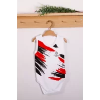 Yeni Doğan 3-12 Ay Bjk Şampiyon Askılı Unisex Body Beyaz