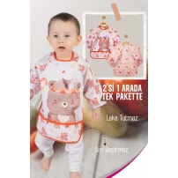 Bohem Bear 2li Kombin Kollu Mama Önlüğü