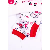 6-24 Ay Hungry Kız Çocuk Pijama Takımı Fuşya