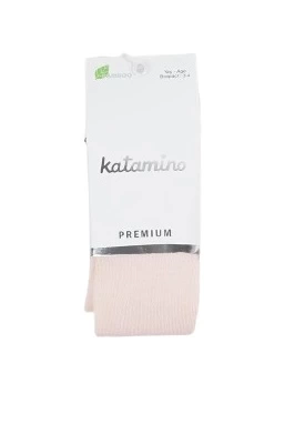 Katamino Liva Kız Bambu Külotlu Çorap 7-12 K36001 Pudra