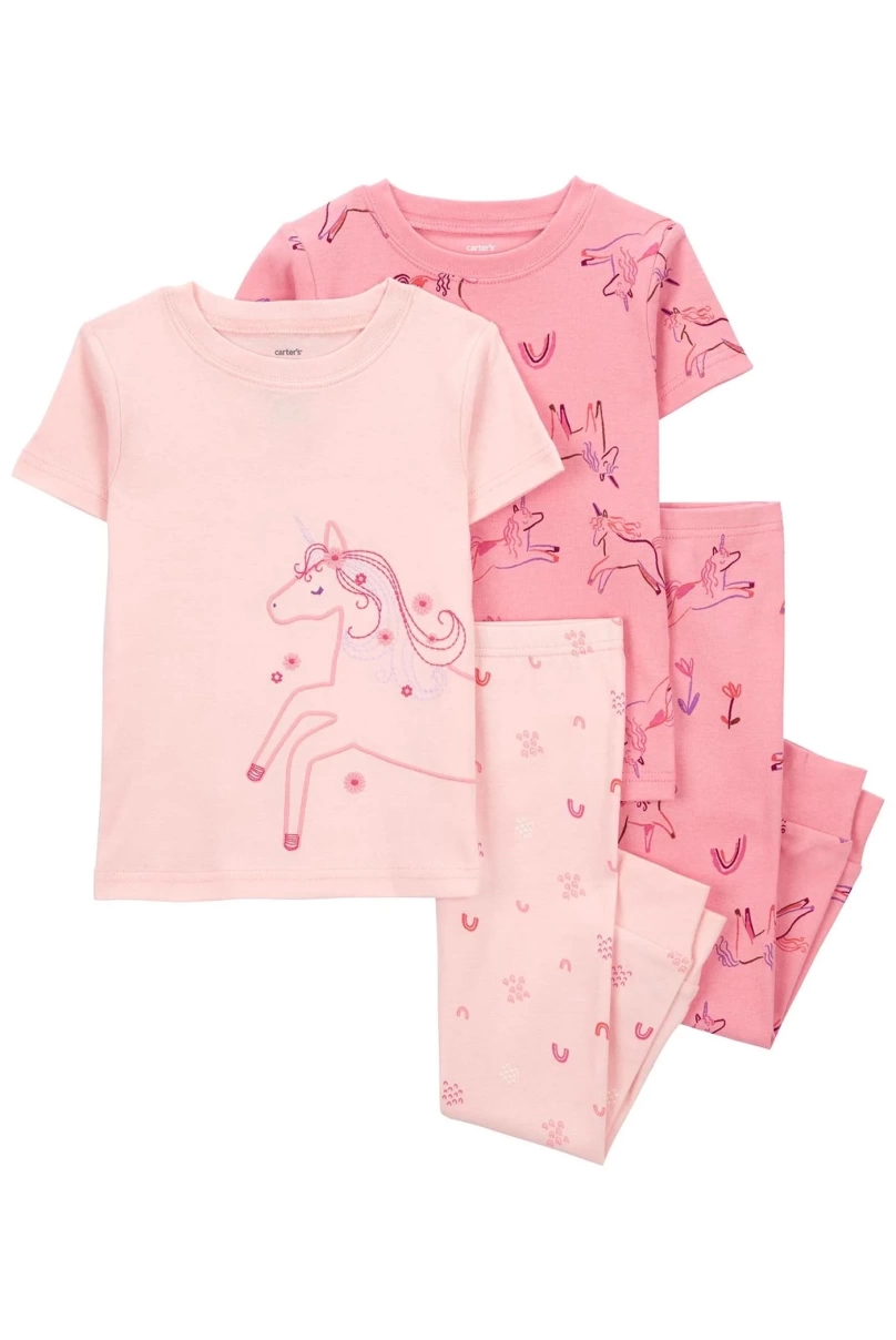 Carters Kız Bebek Pijama Set 1Q514410 Karışık Renkli