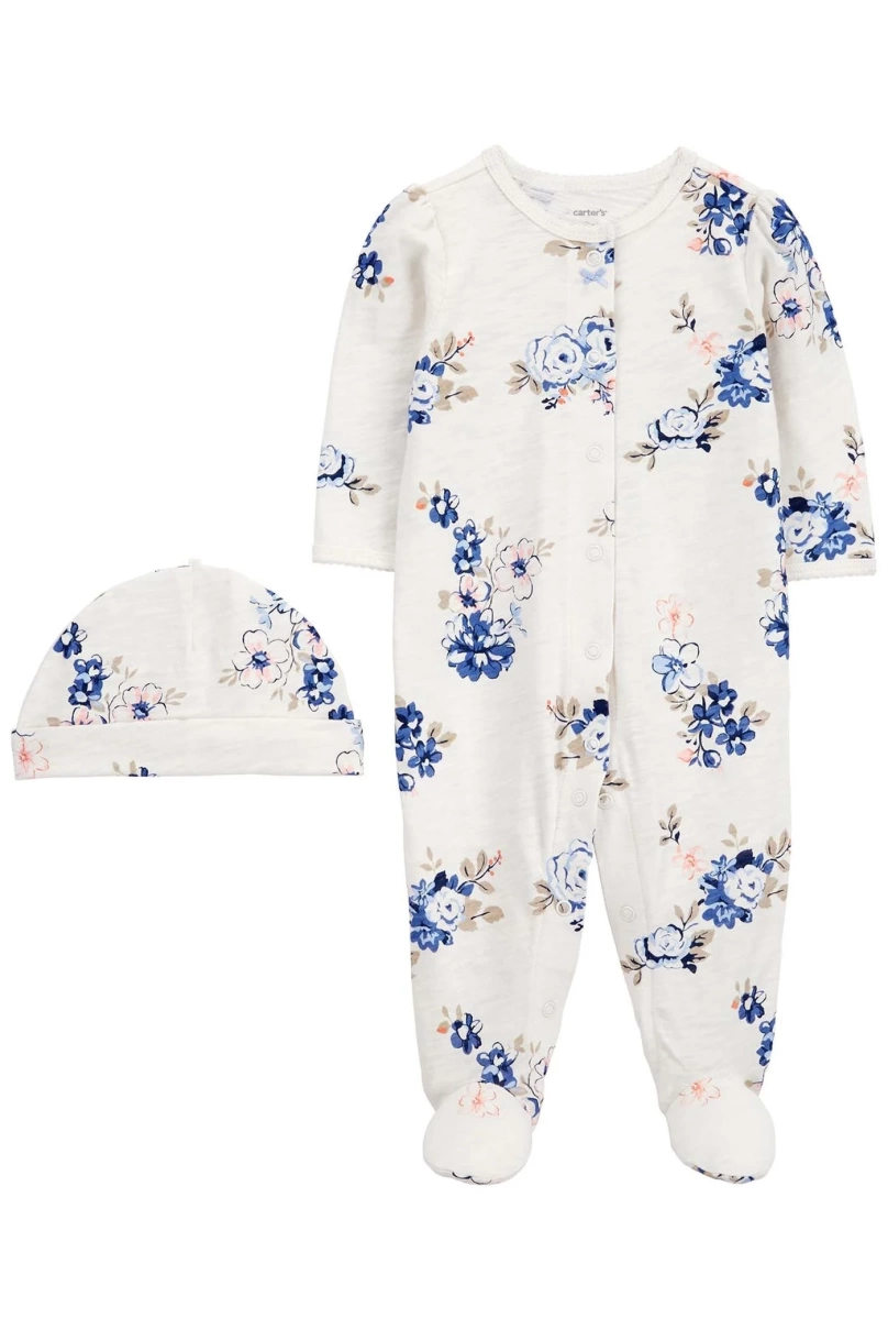 Carters Layette Kız Bebek Uyku Tulumu 1Q474910 Karışık Renkli