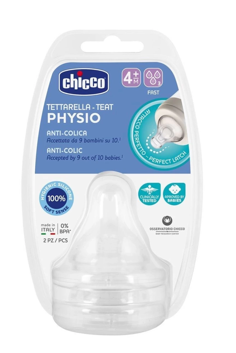 Chicco Well-Being 2Li Biberon Emziği 4+ Ay