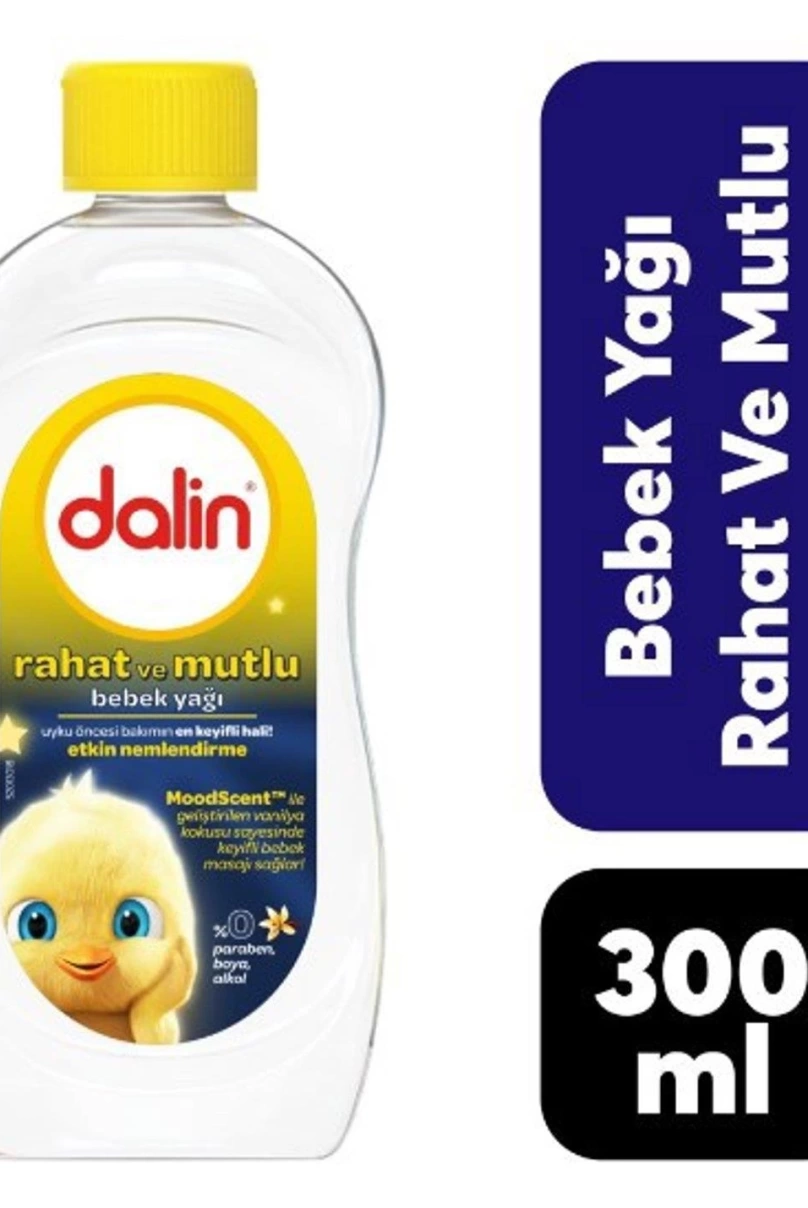 Dalin Rahat ve Mutlu Bebek Yağı 300 ml