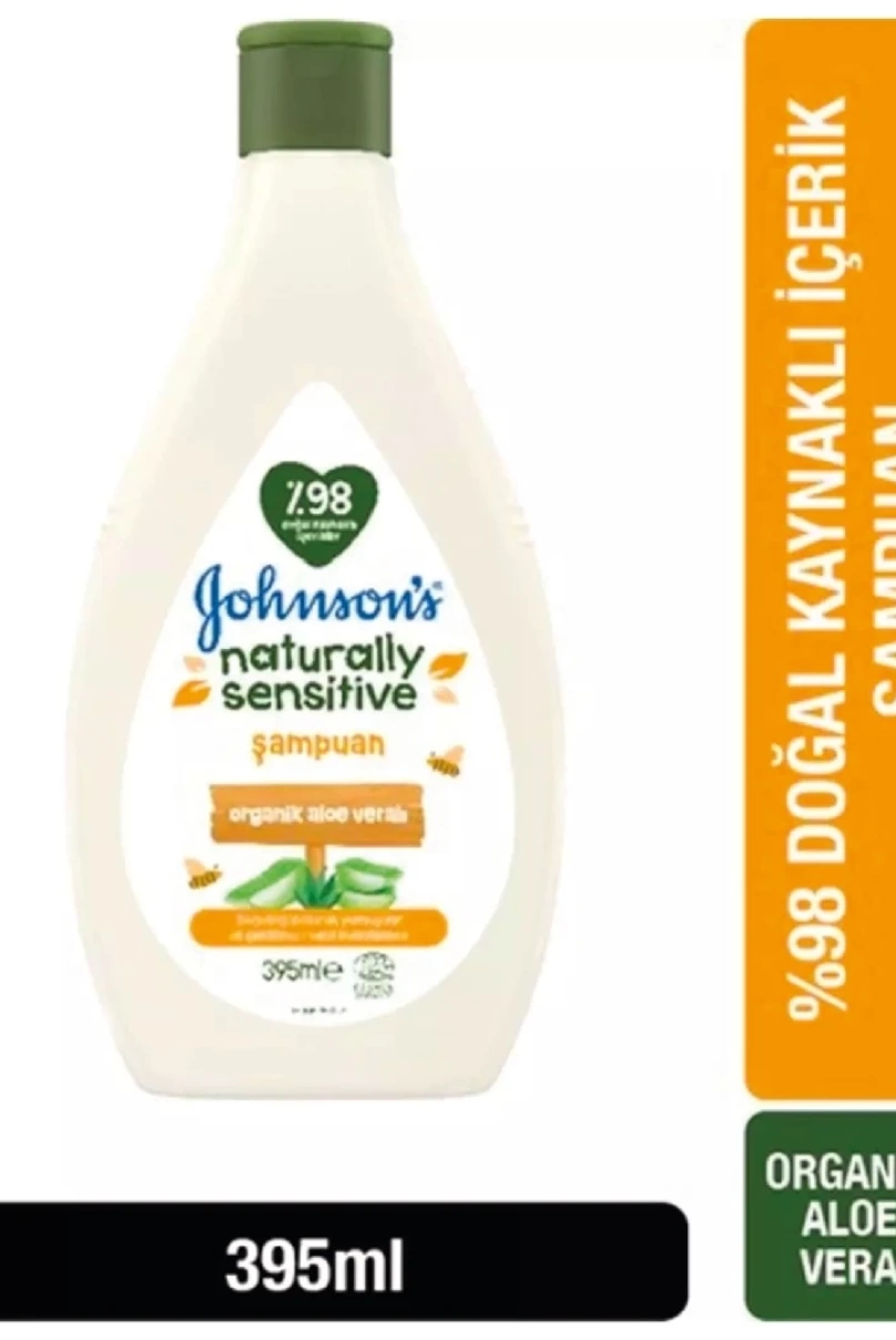 Johnsons Baby Naturally Sensitive Şampuan 395ml