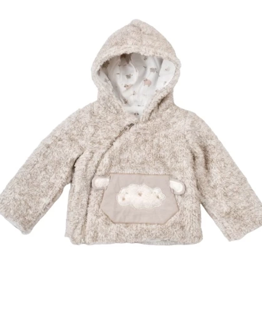 Bibaby Biorganic Curly Sheep Welsoft Hırka 61435 Bej