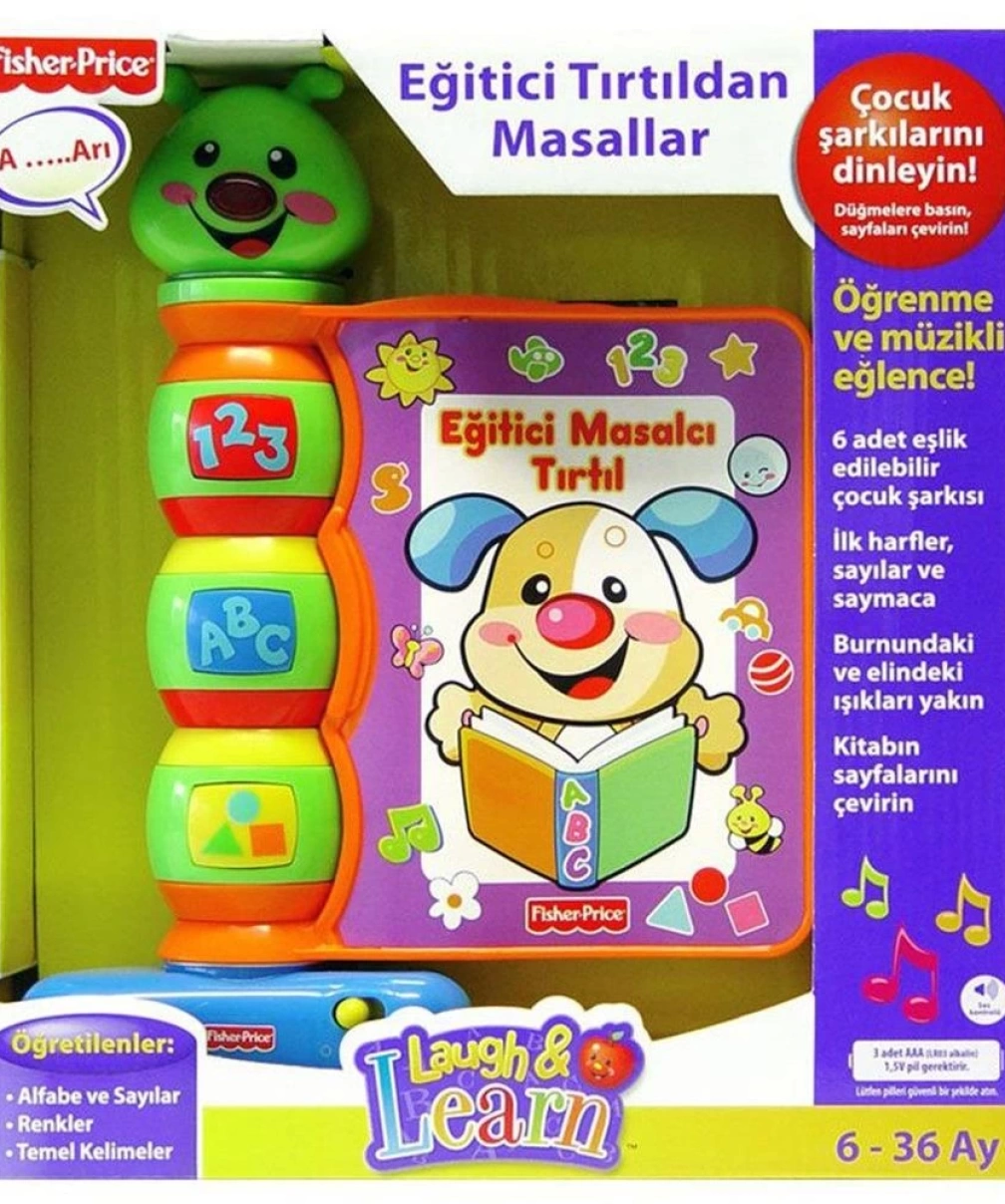 Fisher Price Eğlen ve Öğren Eğitici Masalcı Tırtıl (Türkçe) N3835