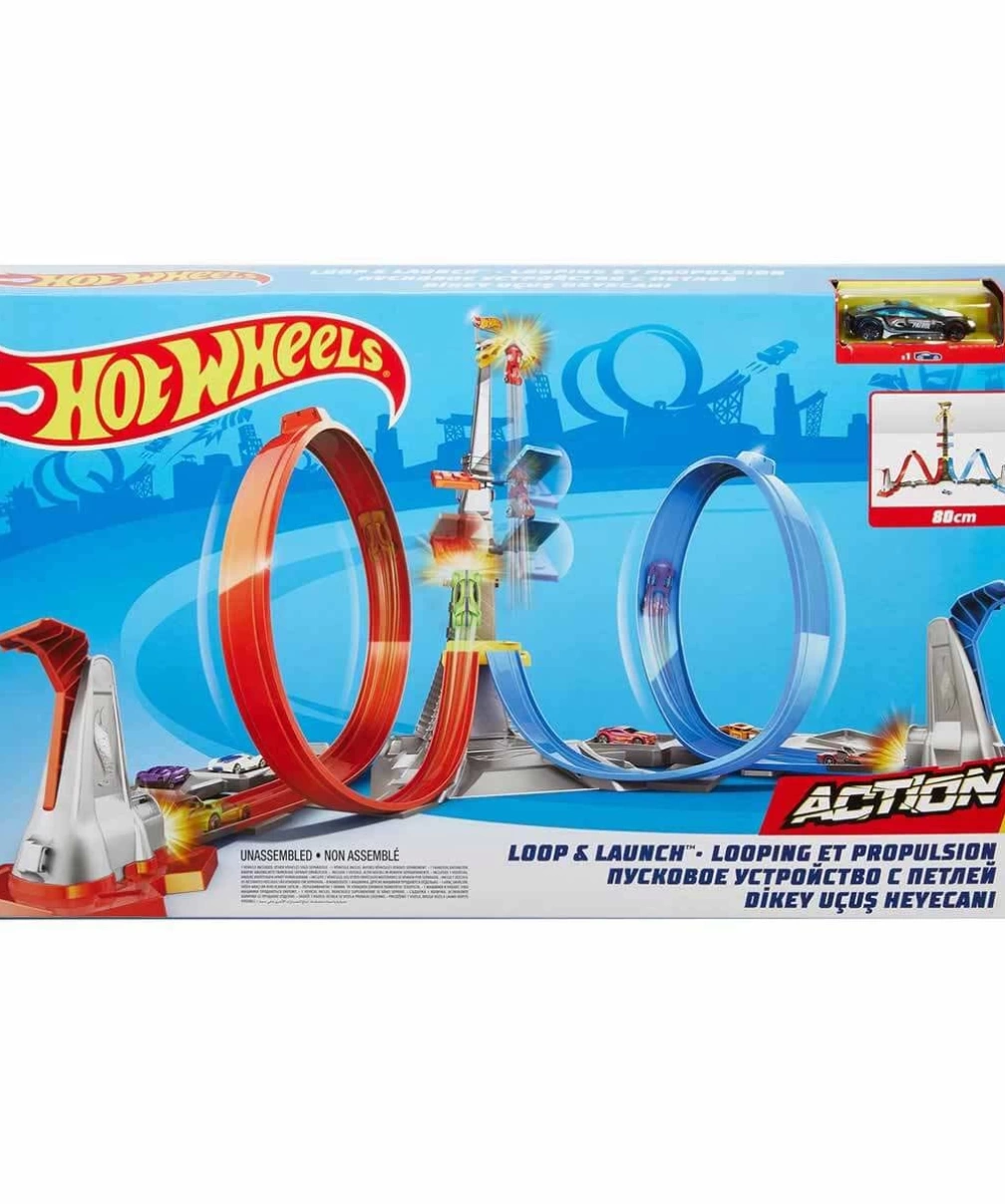 Hot Wheels Dikey Uçuş Heyacanı Yarış Seti GRW39