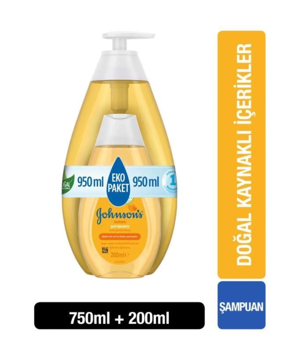 Johnsons Baby Bebek Şampuanı 950ml Eko Paket