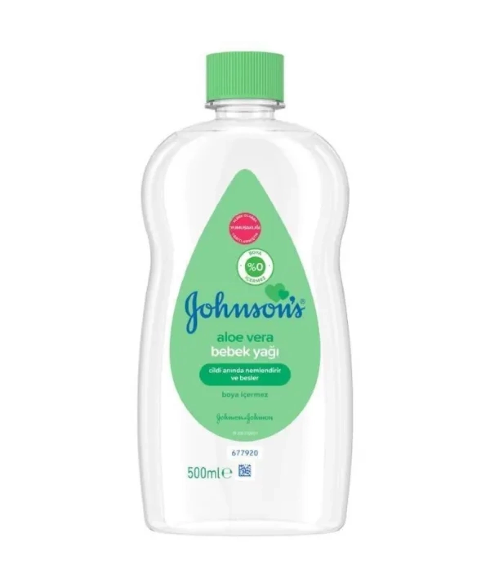 Johnsons Baby Bebek Yağı 500 ml Aloe Vera