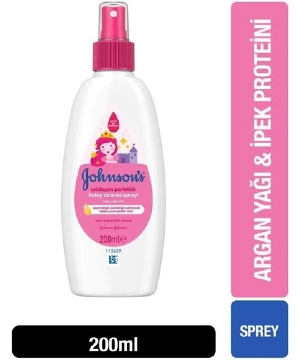 Johnsons Baby Işıldayan Parlaklık Kolay Tarama Spreyi 200ml