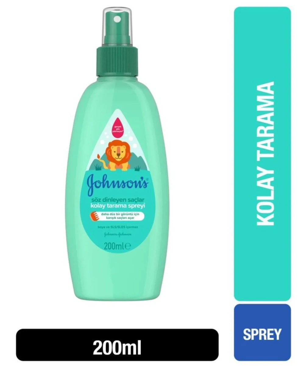 Johnsons Baby Söz Dinleyen Saçlar Kolay Tarama Spreyi 200ml