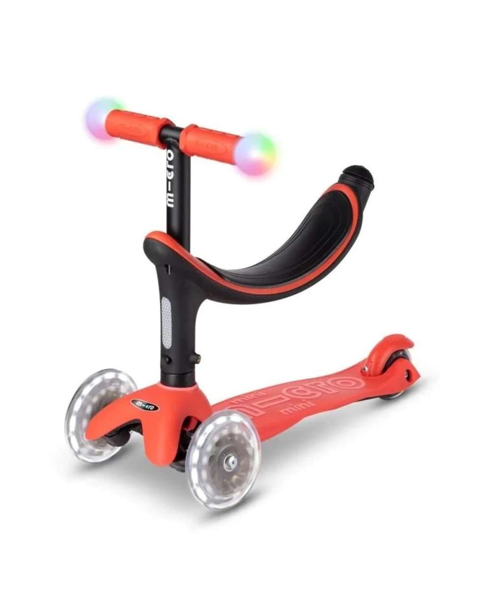 Micro Mini2grow Deluxe Magic Led Scooter Red