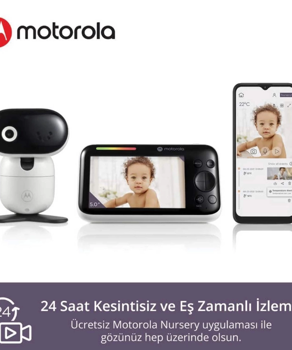 Motorola PIP1510 FHD Wifi Connect 5 İnç Dijital Bebek Kamerası