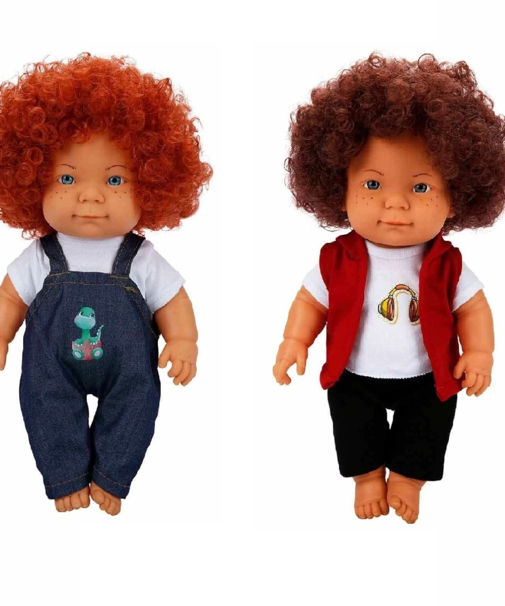 Sunman Kıvırcık Saçlı Curly Bebek 35 Cm