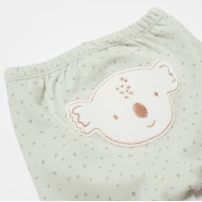 Bibaby Biorganic Koala Jungle Patikli Pantolon 57888 Mint