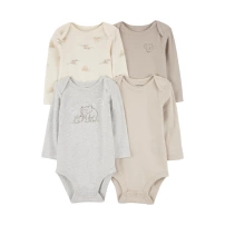 Carters Bebek Uzun Kollu Body Set 4lü Paket 1R700710 Renkli