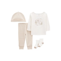 Carters Layette Bebek 4Lü Set 1P602510 Karışık Renkli