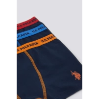 U.S. Polo Erkek Çocuk Boxer 3Lü Takım 1370 NAVY