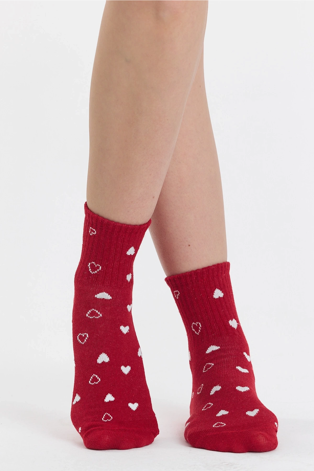 5li Çilek Desenli Çorap Seti